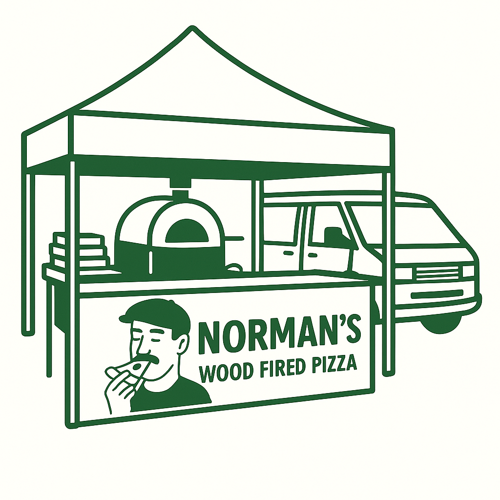 Line drawing of an event set up 